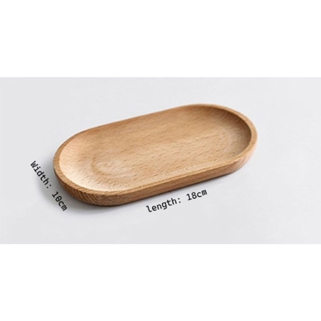 Caffe TeCo Japanese Style Wood Tray