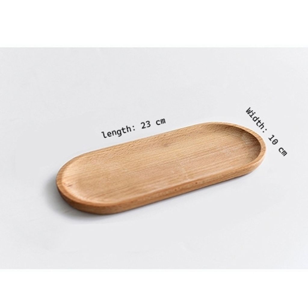Caffe TeCo Japanese Style Wood Tray