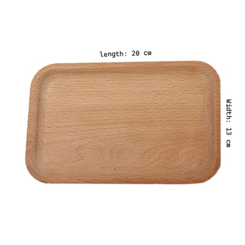 Caffe TeCo Japanese Style Wood Tray