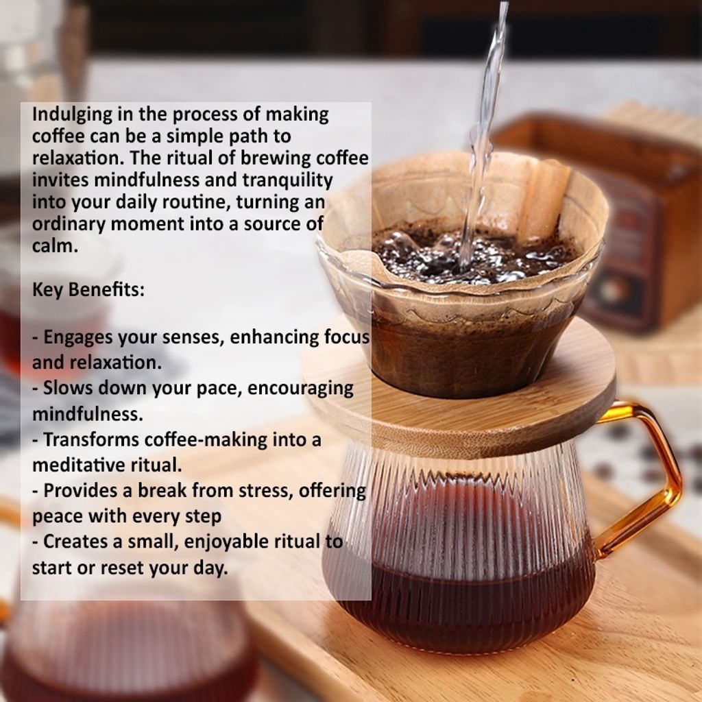 Caffe TeCo Borosilicate Glass Pour Over_Hand drip Coffee Set 手冲咖啡