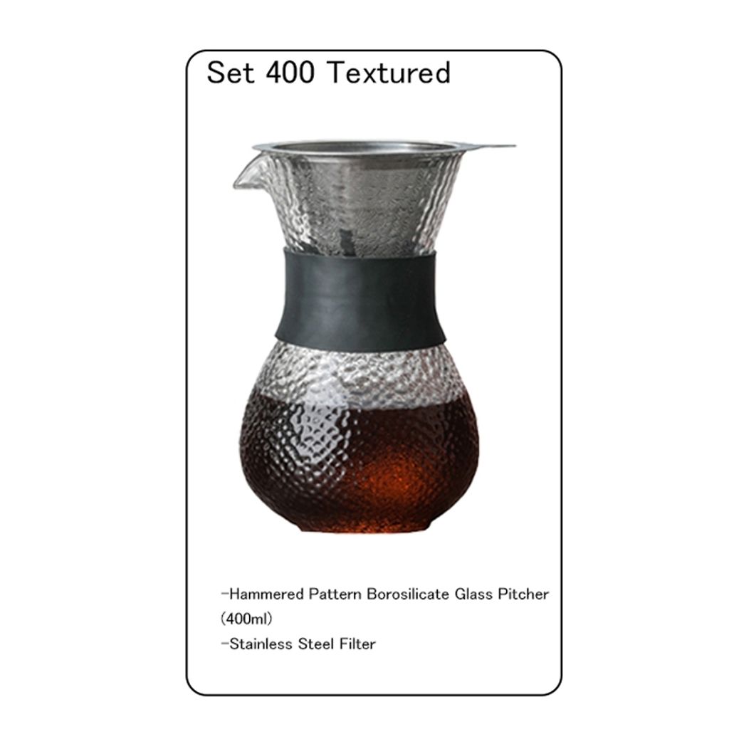Caffe TeCo Borosilicate Glass Pour Over_Hand drip Coffee Set 手冲咖啡