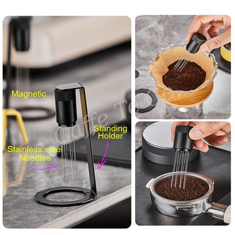 Caffe TeCo – Coffee Distributor Leveler, Coffee WDT tool