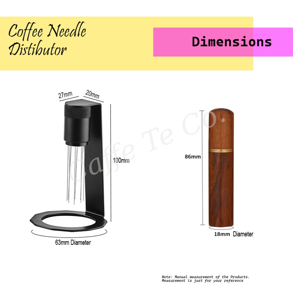 Caffe TeCo – Coffee Distributor Leveler, Coffee WDT tool