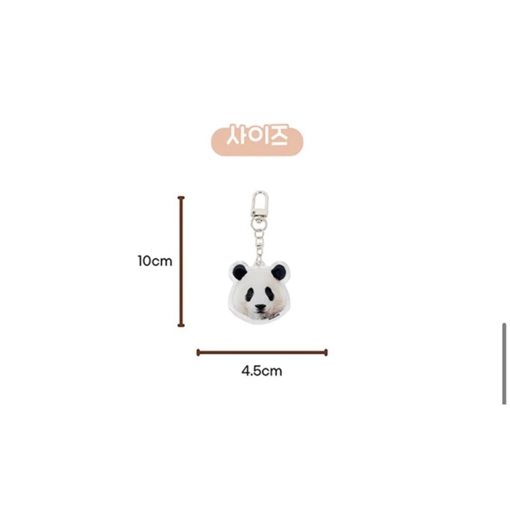熊貓大頭 鑰匙圈 規格