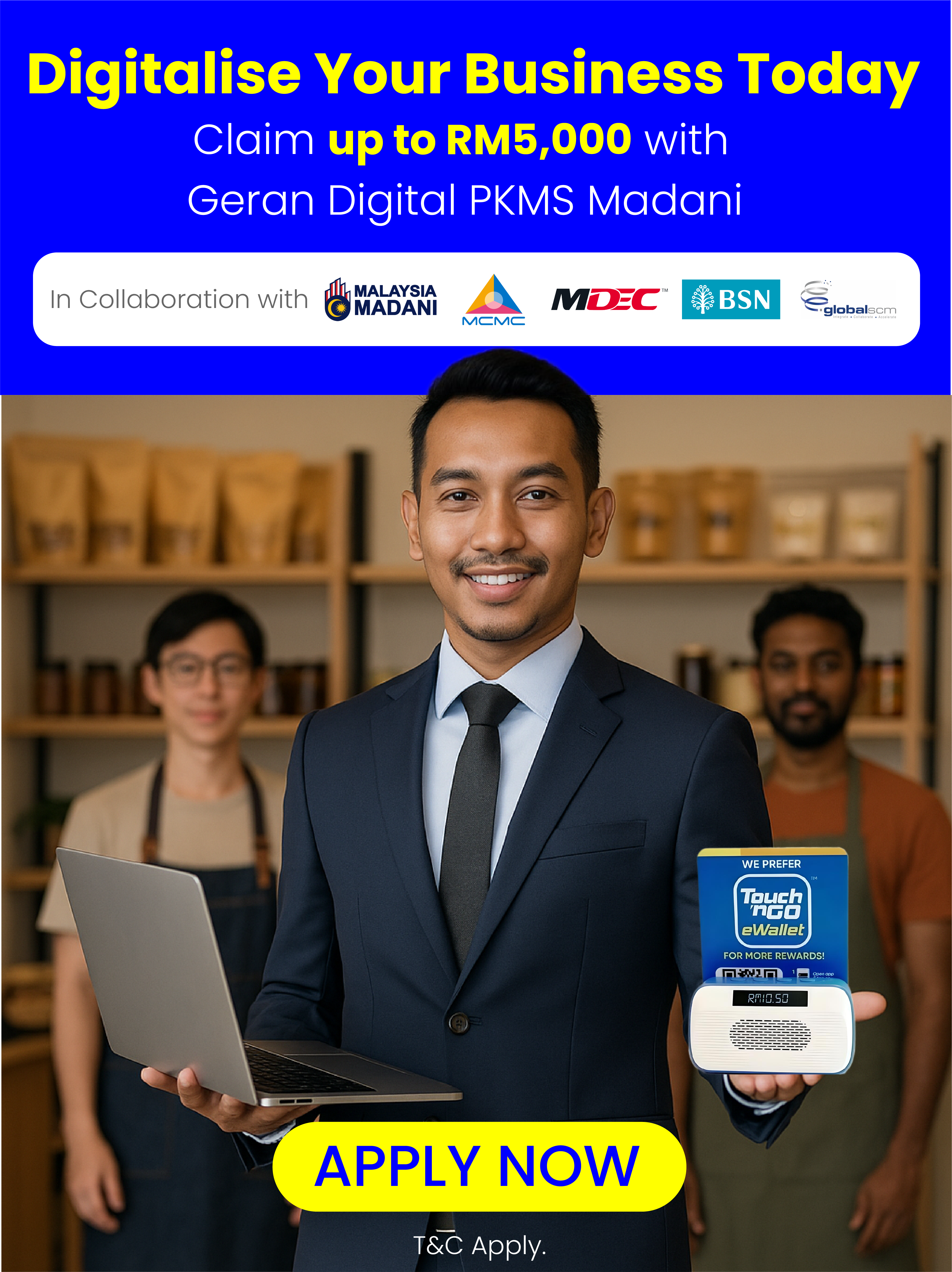 TNG Pop Up Banner e-global 2