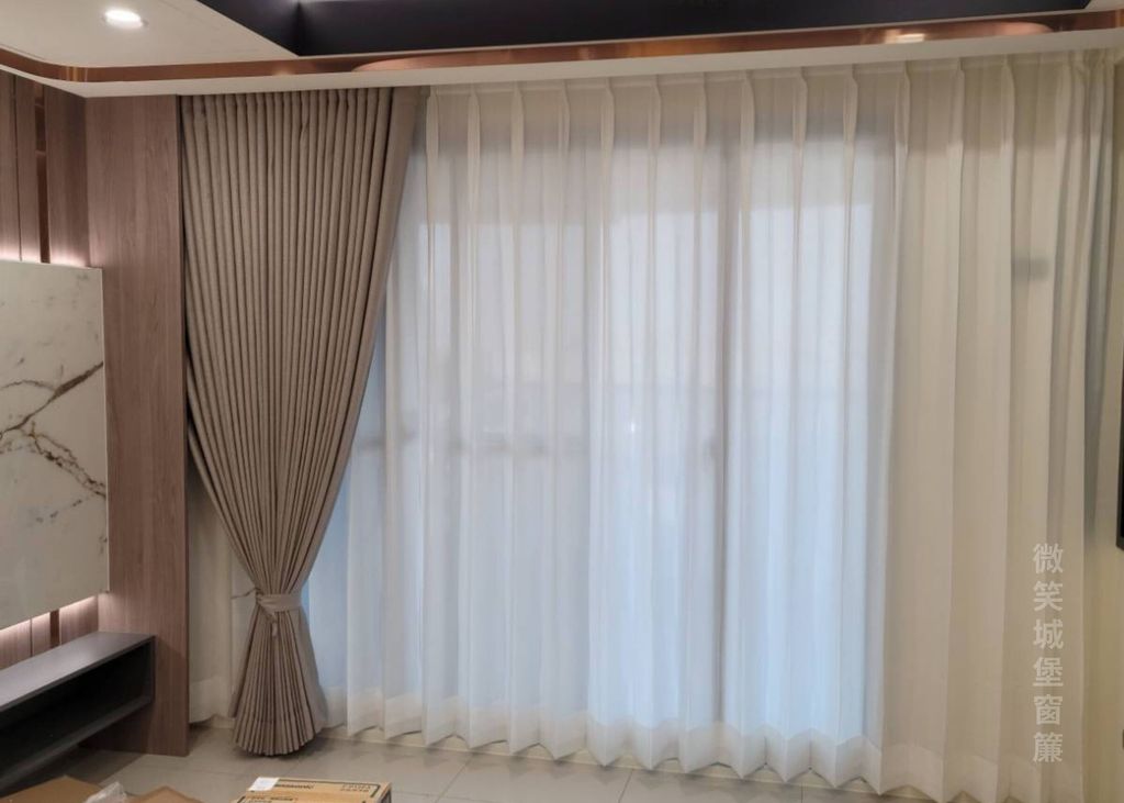 蛇型簾-煙波麻-4-雪紡麻本白