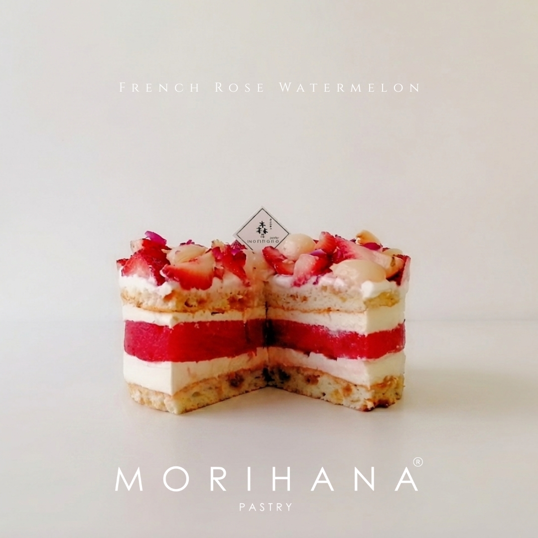 Rose watermelon cake (6inch) (1)