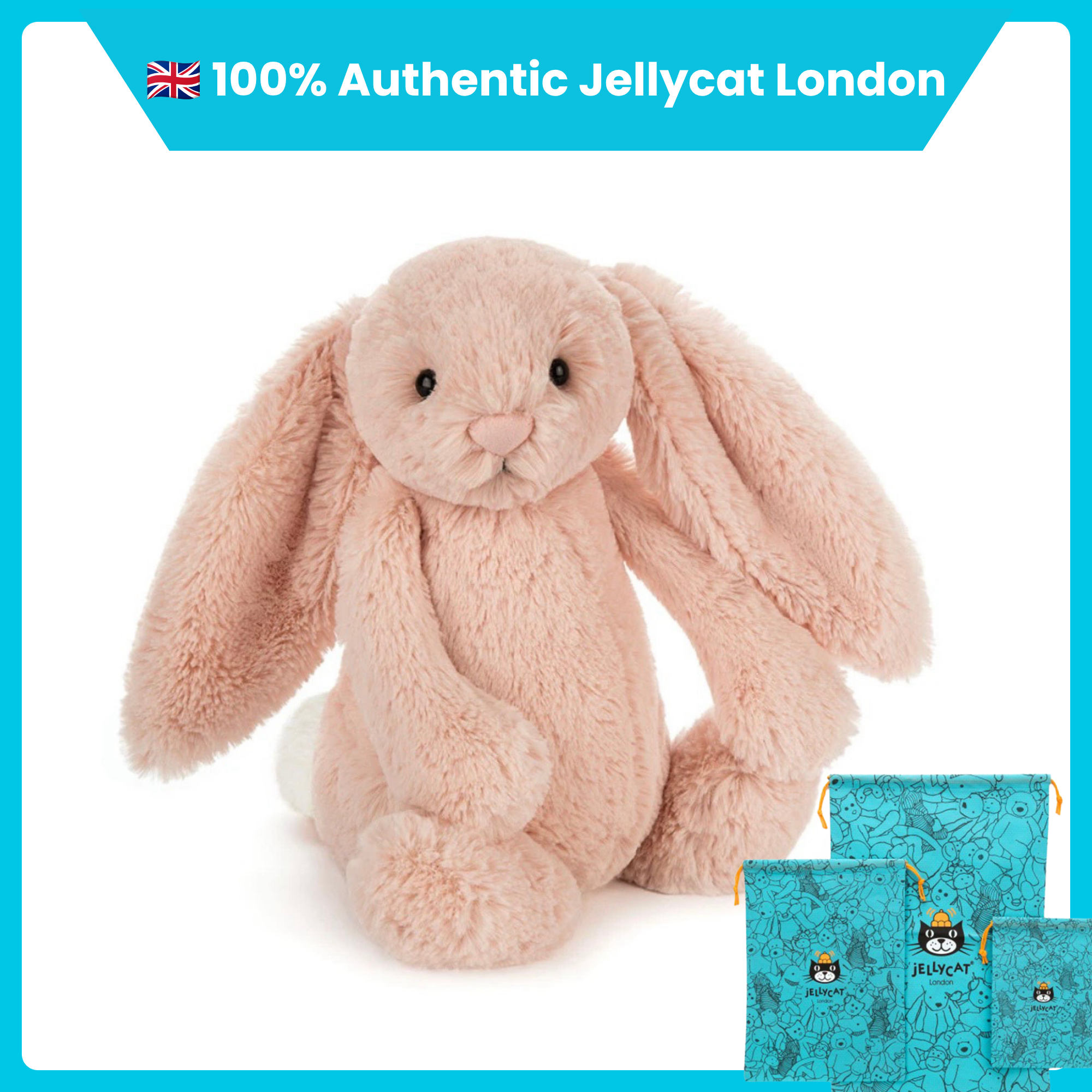 Bashful Blush Bunny - Medium 31cm – Gentlebaby