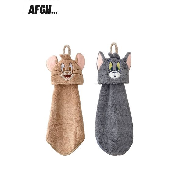  湯姆貓與傑利鼠 Tom and Jerry 貓與老鼠 純棉 毛巾 浴巾 洗臉毛巾 純棉毛巾 擦手巾｜嗨寶好選物