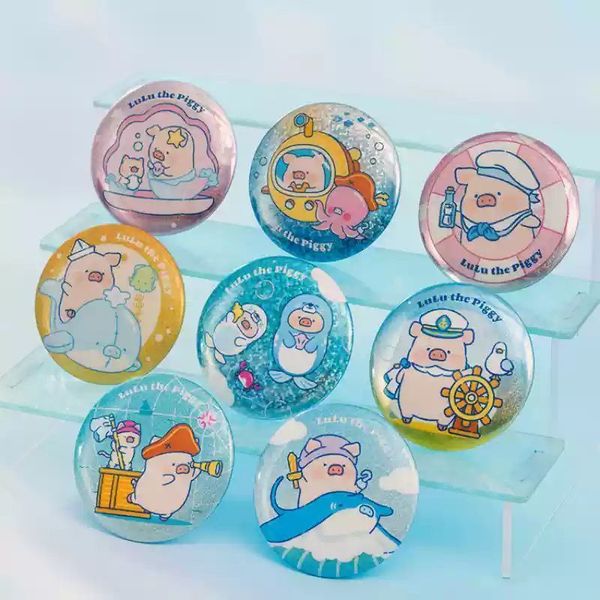 LULU豬 毛絨公仔 海洋系列 海豹寶寶 六角恐龍 LULU 豬  手伴 公仔 擺件 扭蛋 收藏品｜嗨寶好選物