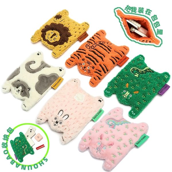 若愚工坊 粉紅肌肉猛男兔系列 手拿包 雜物整理 收納包 手拿包 拉鍊袋｜嗨寶好選物