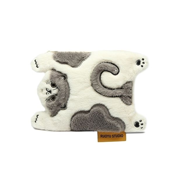 若愚工坊 粉紅肌肉猛男兔系列 手拿包 雜物整理 收納包 手拿包 拉鍊袋｜嗨寶好選物