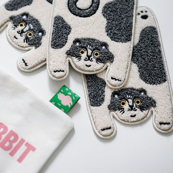 若愚工坊 三入杯墊 可愛貓咪 猛男肌肉兔 可愛獅子 紫氣東來龍 杯墊｜嗨寶好選物