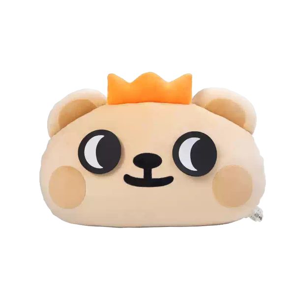  小熊蟲來囉 小熊蟲 大頭抱枕 靠墊 腰靠 大抱枕 娃娃 大頭娃娃 靠墊｜嗨寶好選物