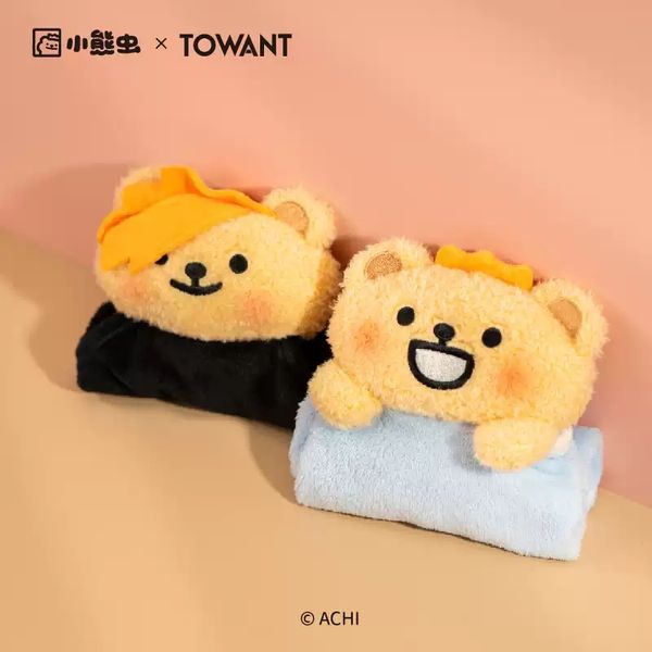  小熊蟲來囉 小熊蟲 擦手巾 吸水擦手 擦手布 浴廁吸水 廚房乾手 乾手巾 擦手｜嗨寶好選物