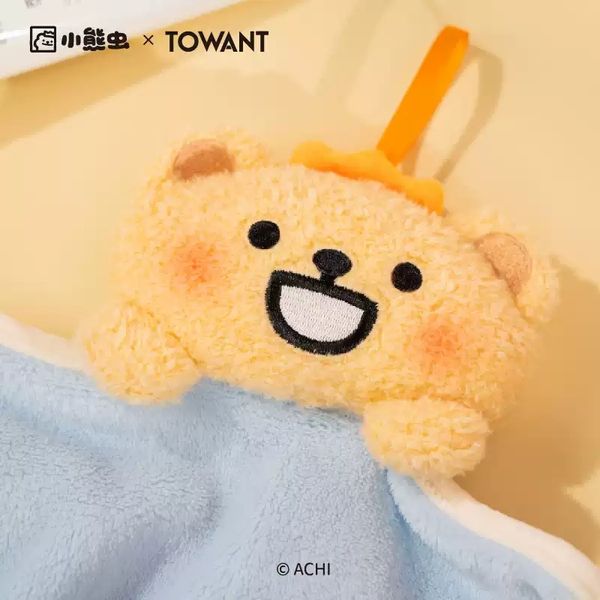  小熊蟲來囉 小熊蟲 擦手巾 吸水擦手 擦手布 浴廁吸水 廚房乾手 乾手巾 擦手｜嗨寶好選物