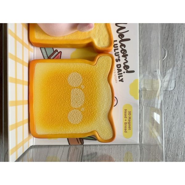 LULU豬  LULU 豬 豬吐司系列 立體冰箱貼 磁鐵 吐司豬 立體磁石 冰箱貼｜嗨寶好選物