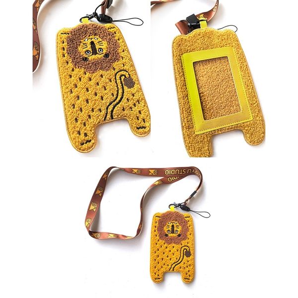 若愚工坊 粉紅肌肉猛男兔布偶 玩偶 肌肉兔 猛男兔 搞怪 粉紅兔 識別證 狗牌 門禁卡 卡套 證件套｜嗨寶好選物