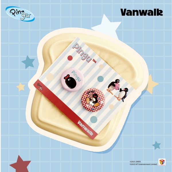 Pingu 企鵝家族 可愛 卡通企鵝 胸針 徽章 掛件 掛件 包配飾 手伴 公仔 擺件 收藏品｜嗨寶好選物