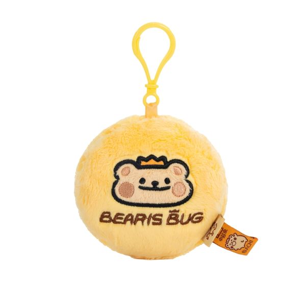  小熊蟲來囉 小熊蟲 隨身化妝鏡 補妝鏡 鑰匙扣 小掛件 公仔 周邊 擺飾 娃娃 隨身鏡｜嗨寶好選物