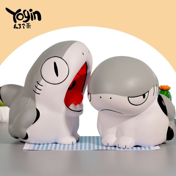 Sharkitty 我就是鯊貓  鯊貓慢回彈 解壓玩具 捏捏樂 鯊貓 慢回彈｜嗨寶好選物