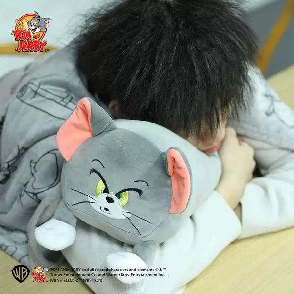 湯姆貓與傑利鼠 Tom and Jerry 貓與老鼠 變形午睡毯 長條款抱枕 毛毯 午睡毯 公仔｜嗨寶好選物