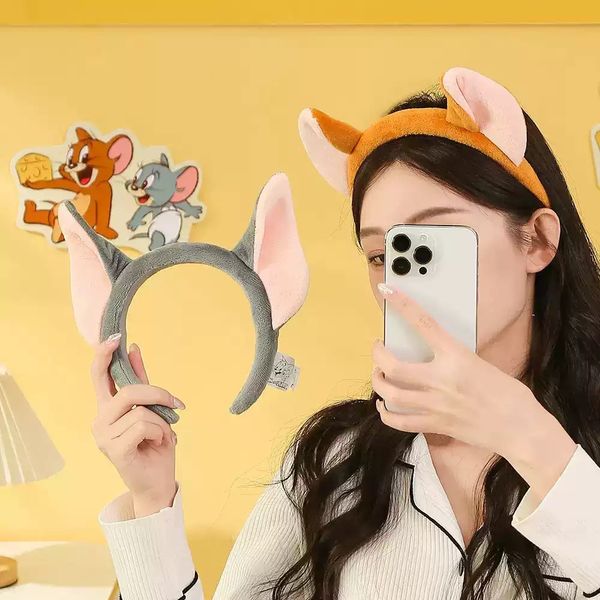  湯姆貓與傑利鼠 Tom and Jerry 貓與老鼠 生活用品系列 髮箍 頭飾 束髮｜嗨寶好選物