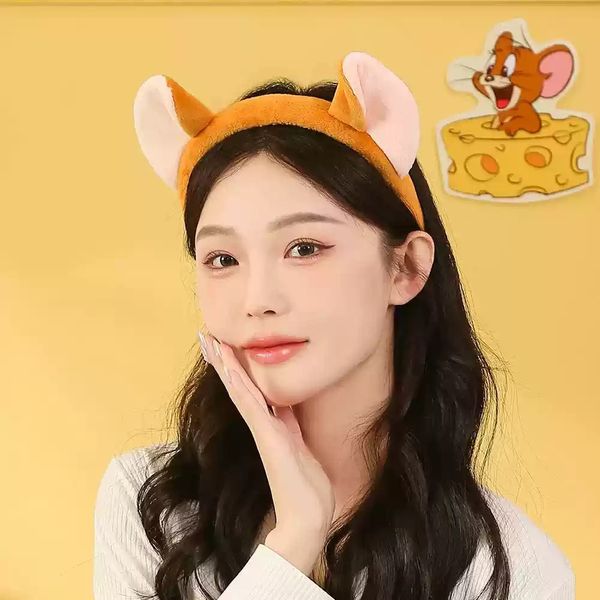  湯姆貓與傑利鼠 Tom and Jerry 貓與老鼠 生活用品系列 髮箍 頭飾 束髮｜嗨寶好選物