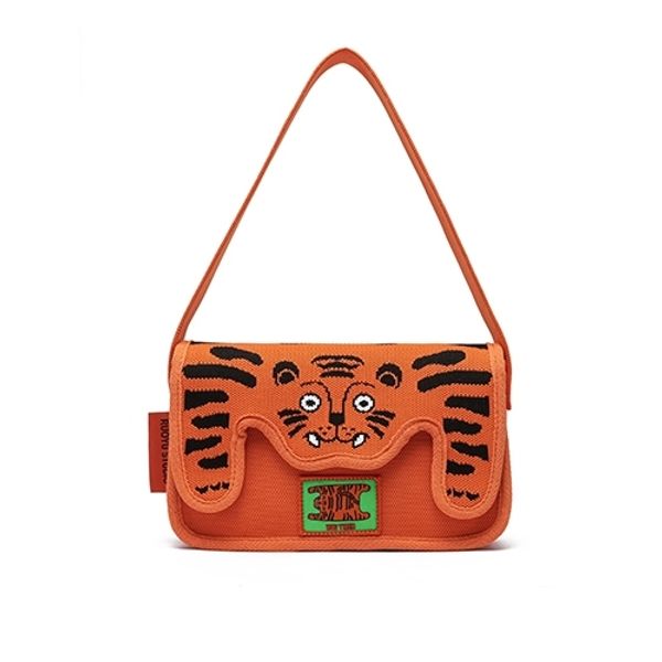 若愚工坊 可愛獅子 可愛貓咪 刺繡 粉紅肌肉猛男兔 肌肉兔  搞怪 粉紅兔 腰包 手提包 腋下包｜嗨寶好選物