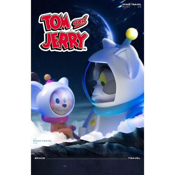 湯姆貓與傑利鼠 Tom and Jerry 貓與老鼠 太空旅行系列 盲盒 手辦 潮玩 盒玩｜嗨寶好選物