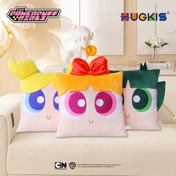 飛天小女警 抱枕 小枕頭 方形抱枕 靠枕 沙發枕 毛絨掛件 系列 盲盒 手伴 公仔 擺件 收藏品｜嗨寶好選物