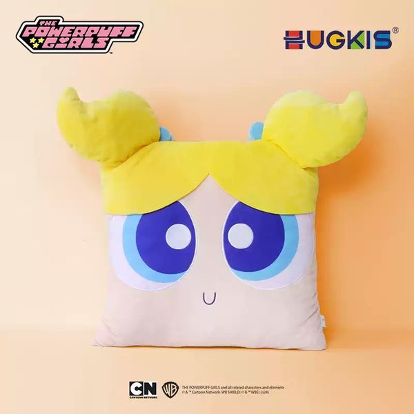 飛天小女警 抱枕 小枕頭 方形抱枕 靠枕 沙發枕 毛絨掛件 系列 盲盒 手伴 公仔 擺件 收藏品｜嗨寶好選物