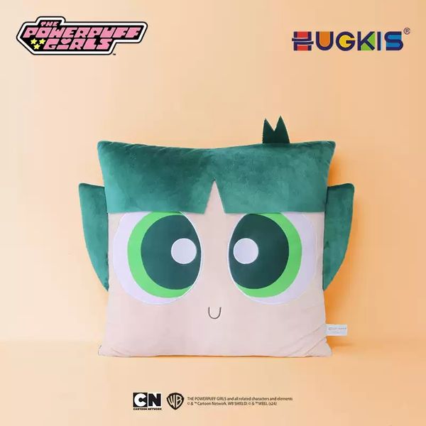 飛天小女警 抱枕 小枕頭 方形抱枕 靠枕 沙發枕 毛絨掛件 系列 盲盒 手伴 公仔 擺件 收藏品｜嗨寶好選物