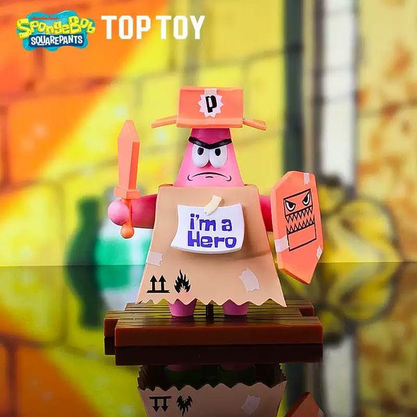 海綿寶寶 勇者大舞台 派大星 章魚哥 系列  盲盒 手伴 公仔 擺件 扭蛋 收藏品｜嗨寶好選物