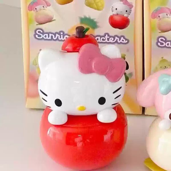 Sanrio 三麗鷗家族 庫洛米 kitty貓 水果夾心 系列 盲盒 手伴 公仔 擺件 扭蛋 收藏品｜嗨寶好選物