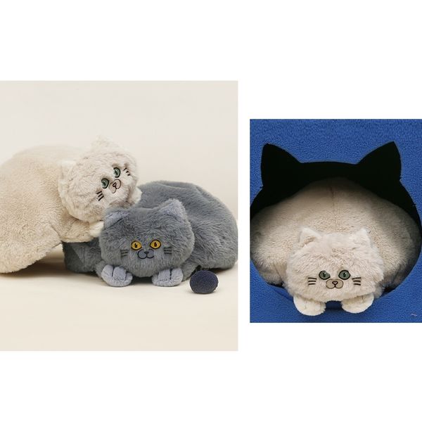 雲朵工廠 抱抱系列 抱抱貓爪 貝雷帽 抱抱貓頭 貓咪趴頭 可愛立體造型帽子 貓貓 毛絨帽子 玩偶帽｜嗨寶好選物