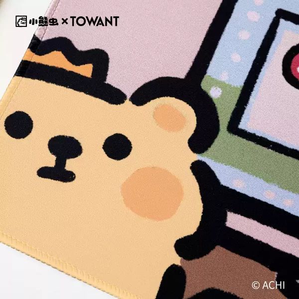  小熊蟲來囉 小熊蟲 滑鼠墊 辦公室滑鼠墊 矽膠滑鼠墊 電競滑鼠墊｜嗨寶好選物