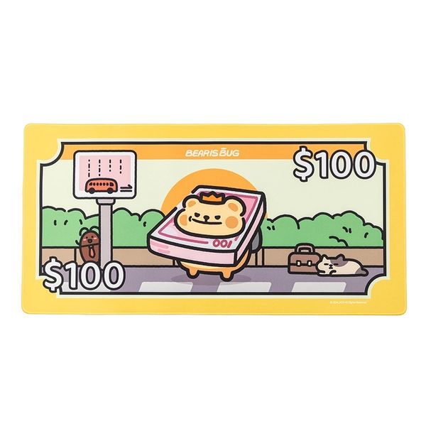  小熊蟲來囉 小熊蟲 滑鼠墊 辦公室滑鼠墊 矽膠滑鼠墊 電競滑鼠墊｜嗨寶好選物