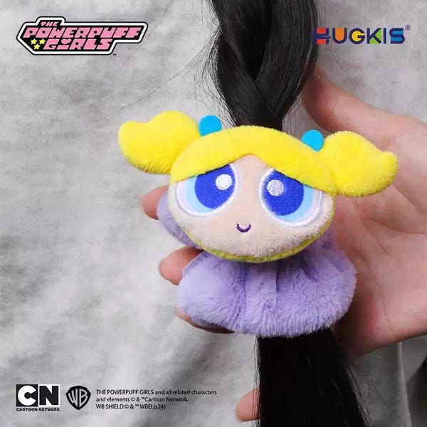 飛天小女警 髮圈 包頭筋 皮筋 髮繩 毛絨髮圈 毛絨掛件 系列 盲盒 手伴 公仔 擺件 收藏品｜嗨寶好選物