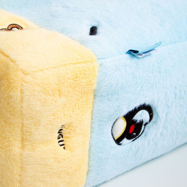 Pingu 企鵝家族 抱枕系列 企鵝 電視機 可拆卸 毛絨 沙發 抱枕 電視機抱枕｜嗨寶好選物