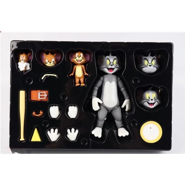  湯姆貓與傑利鼠 Tom and Jerry 貓與老鼠 全身可動模型 可動公仔｜嗨寶好選物