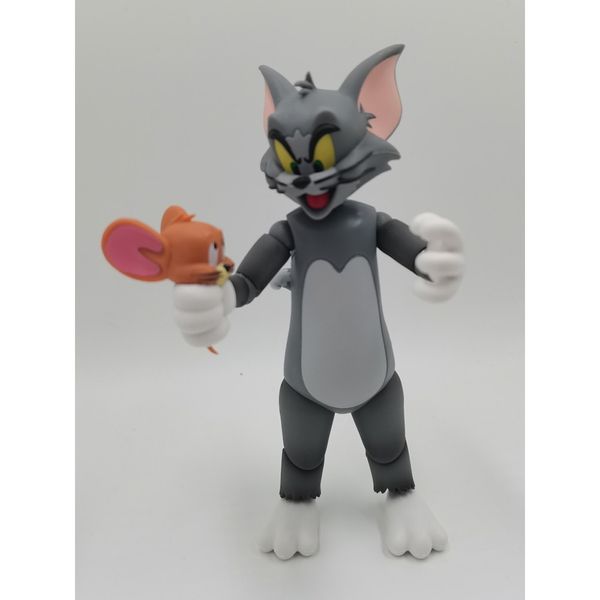  湯姆貓與傑利鼠 Tom and Jerry 貓與老鼠 全身可動模型 可動公仔｜嗨寶好選物