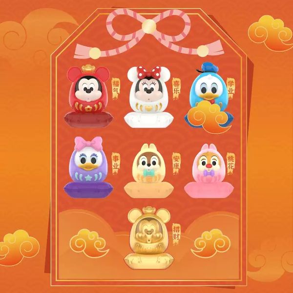 Disney 迪士尼 米奇家族 達摩 達摩系列 盲盒 手伴 公仔 擺件 扭蛋 收藏品｜嗨寶好選物