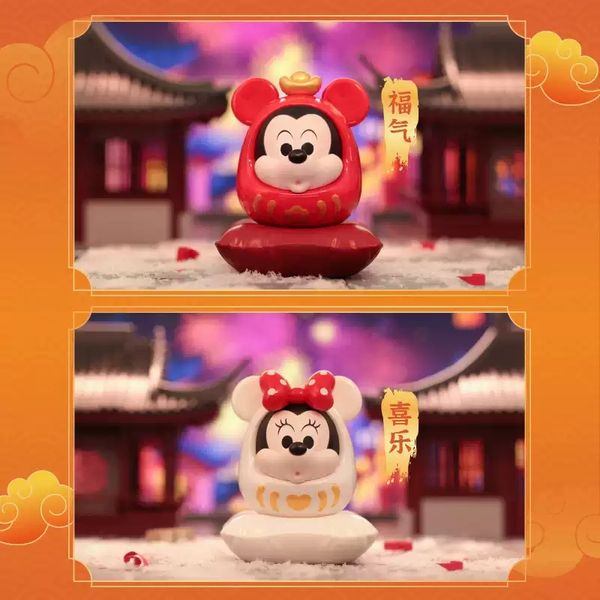 Disney 迪士尼 米奇家族 達摩 達摩系列 盲盒 手伴 公仔 擺件 扭蛋 收藏品｜嗨寶好選物