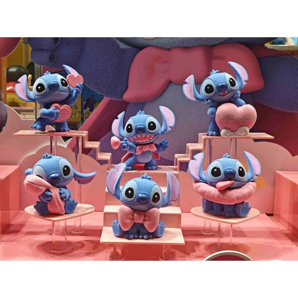 Disney｜迪士尼｜史迪奇｜星際寶貝｜暖粉系列｜盲盒 手伴 公仔 擺件 扭蛋 收藏品｜嗨寶好選物