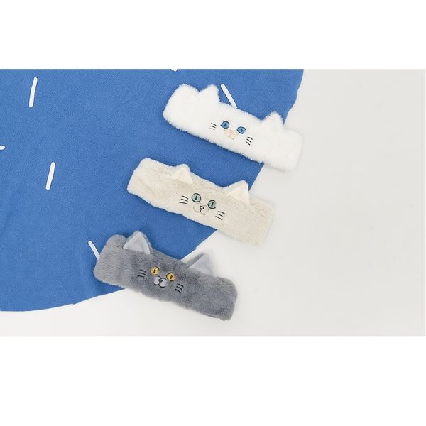 雲朵工廠 抱抱系列 抱抱貓 髮帶 洗臉髮帶 鬆緊 敷面膜髮帶 束髮 可愛髮箍 貓咪｜嗨寶好選物