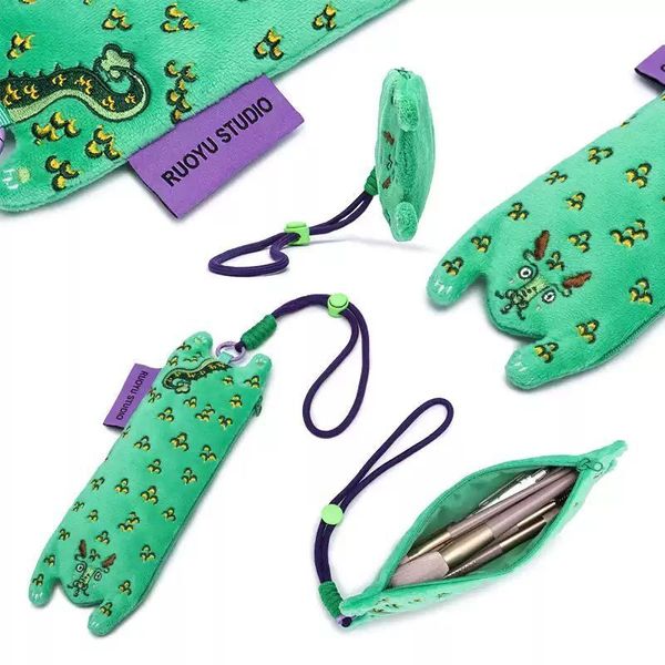 若愚工坊 粉紅肌肉猛男兔布偶 玩偶 肌肉兔 搞怪 粉紅兔 收納袋 鉛筆袋 筆袋 筆刷袋 化妝包