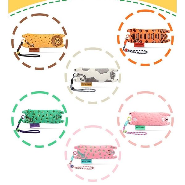 若愚工坊 粉紅肌肉猛男兔布偶 玩偶 肌肉兔 搞怪 粉紅兔 收納袋 鉛筆袋 筆袋 筆刷袋 化妝包