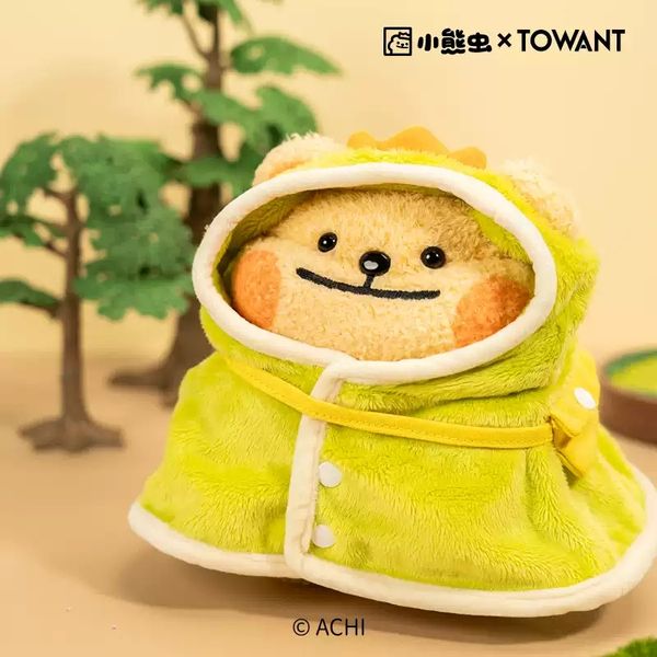  小熊蟲來囉 小熊蟲 玩具 公仔 手辦 娃娃 擺件 飛越電影院 城市街溜子 雨天漫步蛙｜嗨寶好選物