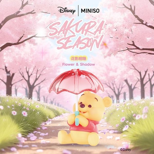 Disney 迪士尼 小熊維尼 春日蜜語 系列  盲盒 手伴 公仔 擺件 扭蛋 收藏品｜嗨寶好選物